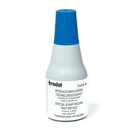 Краска штемпельная TRODAT 7021, синяя, 25 мл, на СПИРТОВОЙ основе, 73479/219058