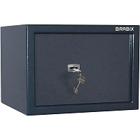 Сейф BRABIX "КМ-260", 260х360х290 мм, 13 кг, ключевой замок + полка, крепление к стене, 291165