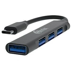 Разветвитель USB Ritmix CR-4401 Metal (80001491)