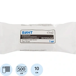 Бинт Емельянъ Савостинъ 5 м x 10 см