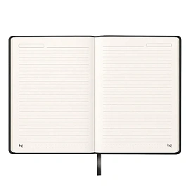 Записная книжка А5, 96л., BG "Смыслы", кожзам, линия, черный