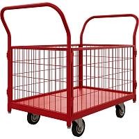 Тележка грузовая Red Tool грузоподъёмность 300 кг (литые колёса 125 мм, 579x900 мм, ТС 2 RT 125)