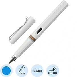 Ручка перьевая Lamy 019 Safari цвет чернил синий, цвет корпуса белый (артикул производителя 4000226)