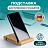 Подставка держатель для телефона/смартфона/планшета настольная из бамбука, DASWERK (ДАСВЕРК), 263155 Фото 0