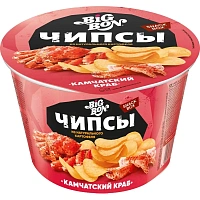 Чипсы Bigbon со вкусом камчатского краба 70 г