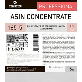 Средство для сантехники чистящее Pro-Brite Asin Concentrate 5 л для акрила