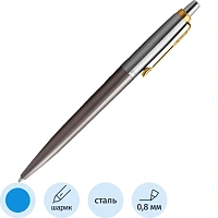 Ручка шариковая Parker Jotter XL Grey GT цвет чернил синий, цвет корпуса серый (2213722)