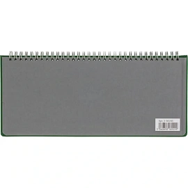 Планинг датированный 2027 год Attache Вельвет искусственная кожа Soft Touch 305x130 мм 64 листа зелёный