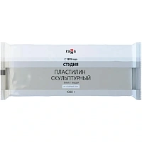 Пластилин скульптурный Гамма Студия белый 1000 г твёрдый