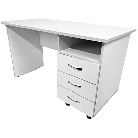 Стол медицинский STR Medical MD CM 10.08 с тумбой (белый, 1300х600х750 мм)