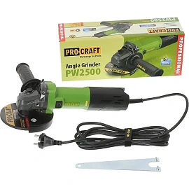 Шлифмашина угловая сетевая Procraft (PW2500)