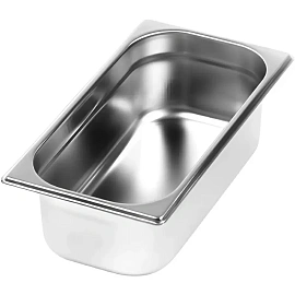 Гастроемкость Mgsteel нерж.сталь 1/3 H-100мм (325х176), 39073
