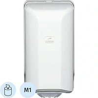 Диспенсер для полотенец рулонных Luscan Professional SG1 мини M1 белый/серый