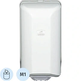 Диспенсер для полотенец рулонных Luscan Professional SG1 мини M1 белый/серый