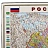 Коврик-подкладка настольный для письма (590х380 мм), с картой России, BRAUBERG, 236776 Фото 0
