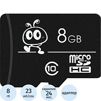 Карта памяти 8 ГБ micro SDHC SmartBuy Classic Class 10 (SB8GBSDCL10-01)