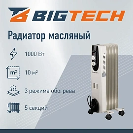 Радиатор масляный BigTech WBH002 10W (NY-10W)
