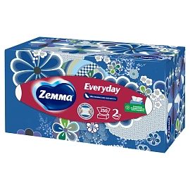 Салфетки косметические Zewa Everyday 2-слойные (250 штук в упаковке)