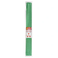 Бумага гофрированная/креповая, 110 г/м2, 50х250 см, зеленая, ОСТРОВ СОКРОВИЩ, 129151