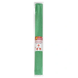 Бумага гофрированная/креповая, 110 г/м2, 50х250 см, зеленая, ОСТРОВ СОКРОВИЩ, 129151