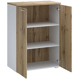 Стеллаж K-Loft 241H011 (дуб натуральный/белый, 786х420х1080 мм)