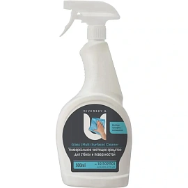Моющее средство для стекол и зеркал Diversey&U Glass Multi Surface Cleaner 0,5 л (готовое к применению средство)
