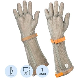 Перчатка кольчужная Certaflex Prima для защиты от порезов и проколов (1 штука, отворот 19 см, размер ХL, CP1905010XL)