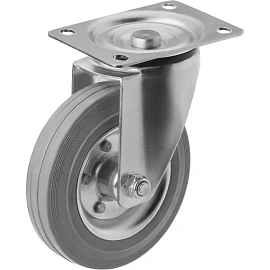 Колесо с опорой TOR SC 63f 160х36 мм до 150 кг