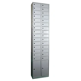 Шкаф хранения мобильных телефонов Klesto MM32 (450х200х2000 мм, 32 ячейки)