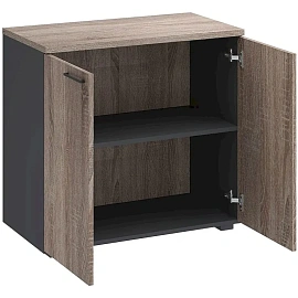Стеллаж K-Loft 241H004 (дуб сонома тёмный/графит, 786х420х738 мм)