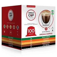 Кофе в капсулах 100 порций "Aroma 5 вкусов" для кофемашин Nespresso, SINGLE CUP