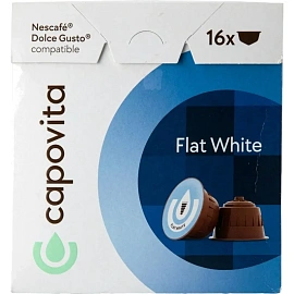 Кофе в капсулах для кофемашин Capovita Flat White (16 шт. в упаковке)