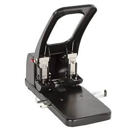 Дырокол металлический МОЩНЫЙ BRAUBERG "Heavy duty", до 100 л., черный, 226869
