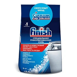Соль для посудомоечных машин Signum (Finish) 3 кг