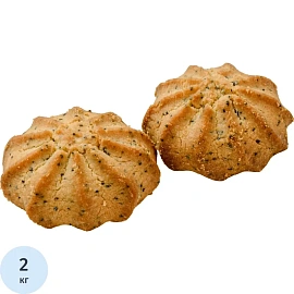 Печенье песочное Bakery Story с маком 2 кг