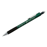 Карандаш механический зелёный металлик Faber-Castell Grip1345 0.5 мм с ластиком