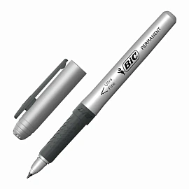 Маркер перманентный BIC чёрный круглый наконечник (толщина линии 0.5-0.7 мм)