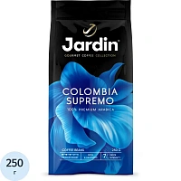 Кофе в зёрнах Jardin Colombia Supremo арабика 100% 250 г (пакет)