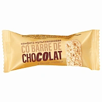 Конфеты Co barre de Chocolat мультизлаковые с белой кондитерской глазурью 1 кг
