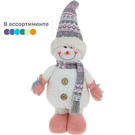 Игрушка мягкая набивная Снеговик (высота 56/47 см)