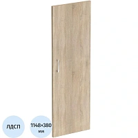 Дверь средняя Комус Мебель (Easy to lead) Easy One ЛДСП (дуб сонома, 380х1148 мм)