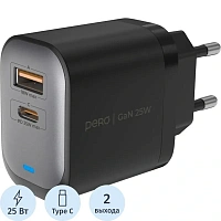 Сетевое зарядное устройство Pero TC25 Ultimate 25 Вт (4673759570894)