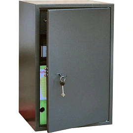Шкаф металлический (архивный) для документов Klesto STL-63 (серый, 420х350х630 мм)