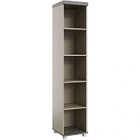 Стеллаж Комус Мебель Easy Director (асканит/железный камень, 430х445х2105 мм)