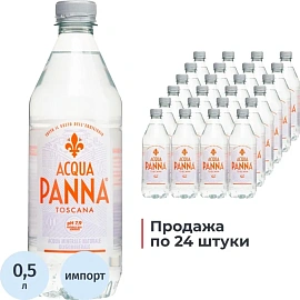 Вода минеральная Acqua Panna столовая негазированная 0.5 л