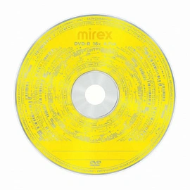 Диск DVD-R Mirex 4.7 ГБ 16x конверт UL130003A1C