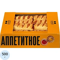 Печенье слоёное Деловой Стандарт с абрикосом 500 г