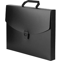 Папка-портфель Выбор есть A4 чёрная 25x33x3.5 см чёрная 1 отделение