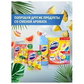 Блок туалетный подвесной твердый 50 г, ДОМЕСТОС "Сила тропиков