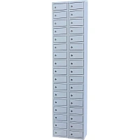 Шкаф хранения мобильных телефонов Klesto MM34 (425х205х1755 мм, 34 ячейки)